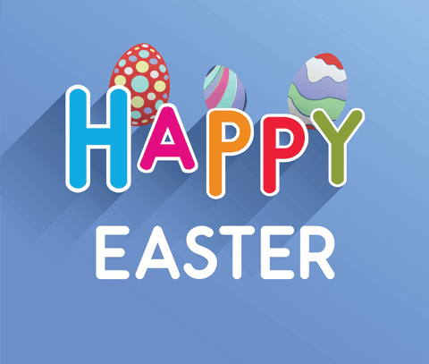 Transparent Easter Text with Decorative Eggs Illustration - Download Free Stock Videos Pikwizard.com