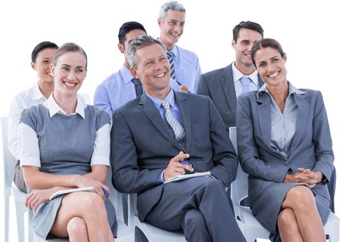 Smiling Business Team Engaged in Transparent Office Meeting - Download Free Stock Videos Pikwizard.com