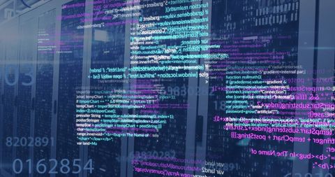Dynamic Code Overlay on Modern Server - Download Free Stock Images Pikwizard.com