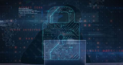 Cybersecurity Threats and Data Protection Concept - Download Free Stock Images Pikwizard.com