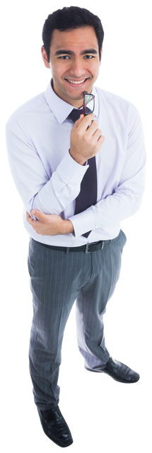 Happy Businessman with Glasses Isolated on Transparent Background - Download Free Stock Videos Pikwizard.com