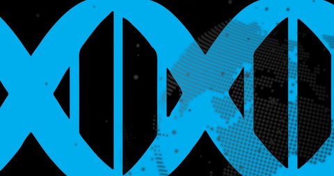 Abstract Genetic Science Background with DNA Helix - Download Free Stock Images Pikwizard.com