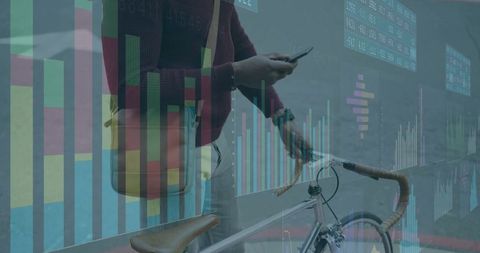 Urban Biking with Technology Overlaid by Financial Data