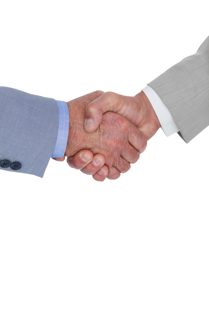 Transparent Close-Up of Business Handshake Agreement - Download Free Stock Videos Pikwizard.com