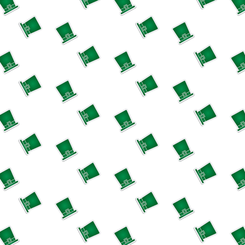 Green Leprechaun Hat Pattern on Transparent Background for St. Patrick's Day - Download Free Stock Videos Pikwizard.com
