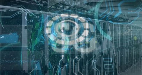 Digital Interface with 5G and Data Processing Over Server Room