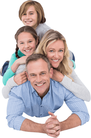 cheerful family lying in creative transparent stack - Download Free Stock Videos Pikwizard.com