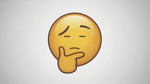 Thinking Face Emoji for Contemplation and Communication