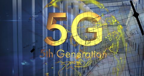 5G Technology Impact on Global Communication and Networks - Download Free Stock Images Pikwizard.com