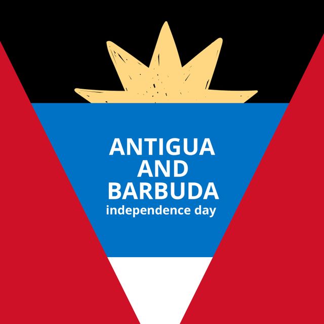 Antigua and Barbuda Independence Day Celebration Banner - Download Free Stock Templates Pikwizard.com