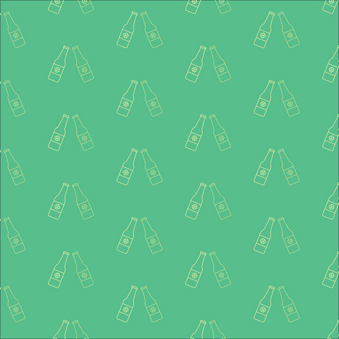 seamless transparent beer bottle pattern on green background - Download Free Stock Videos Pikwizard.com