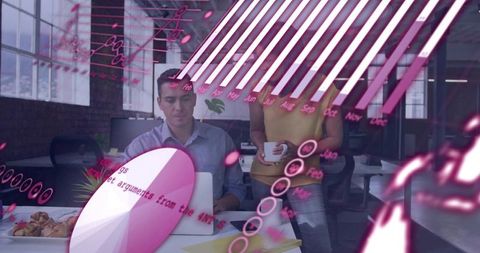 Coworkers Collaborating with Augmented Data Visualizations in Open-Plan Office