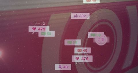 Digital Communication and Social Media Engagement Interface