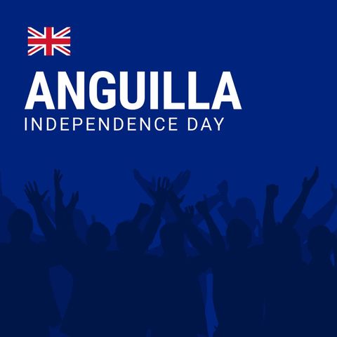 anguilla independence day celebration graphic silhouette scene - Download Free Stock Templates Pikwizard.com
