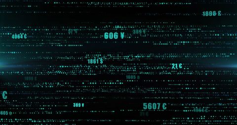 Futuristic Digital Data Display with Numeric Code Patterns - Download Free Stock Images Pikwizard.com