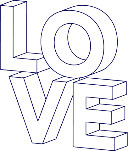 isometric 3d block letters love on transparent background - Download Free Stock Videos Pikwizard.com