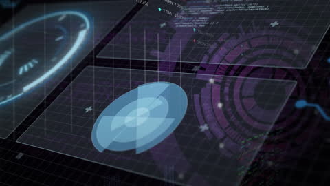 Futuristic Digital Interface Displaying Global Financial Data