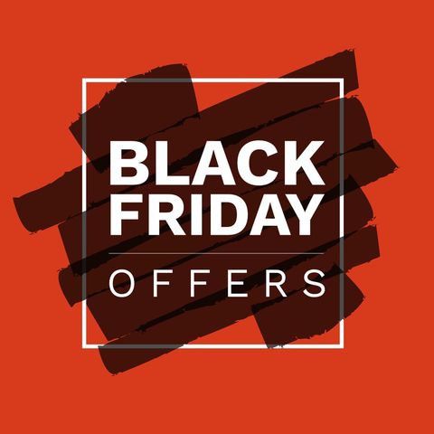 bold black friday offers promotion design - Download Free Stock Templates Pikwizard.com