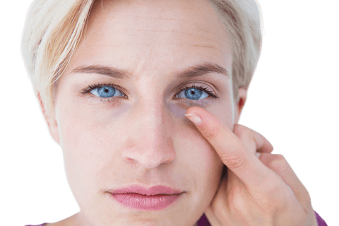 transparent close-up of woman applying contact lens - Download Free Stock Videos Pikwizard.com