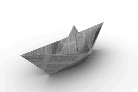 transparent origami boat made from paper on black background - Download Free Stock Videos Pikwizard.com