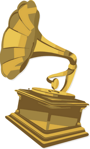 Golden Gramophone Vector with Transparent Background - Download Free Stock Videos Pikwizard.com