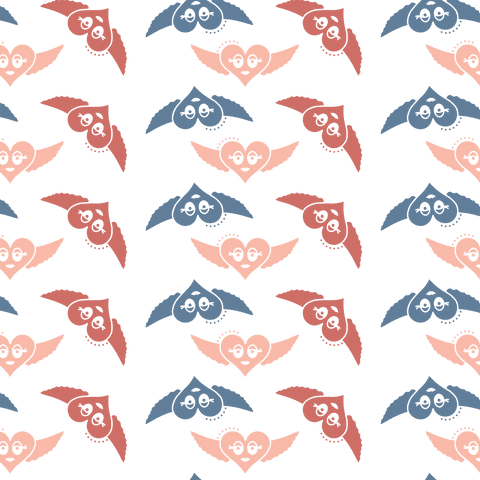 vector hearts with wings pattern on transparent background - Download Free Stock Videos Pikwizard.com