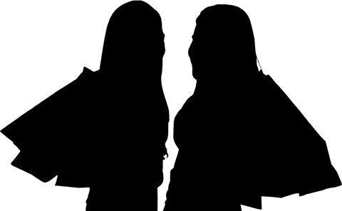 this is a vector illustration of two women holding shopping bags. the transparent background makes it easy to overlay on various designs, suitable for depicting themes of shopping, retail sales, and consumerism in digital media, promotional materials, and advertising.