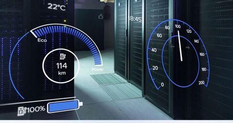 Digital Data Processing Illustration with Invisible Interface - Download Free Stock Images Pikwizard.com