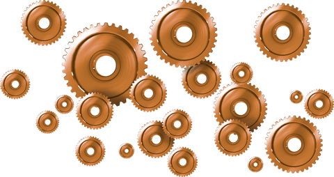 Digital Illustration of Brown Cogs on Transparent Background - Download Free Stock Videos Pikwizard.com