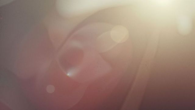 Ethereal Lens Flare with Soft Light and Bokeh