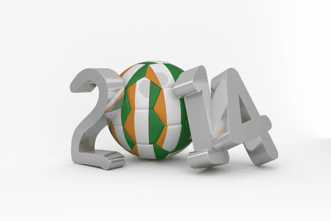 2014 transparent png with ivory coast flag on football - Download Free Stock Videos Pikwizard.com