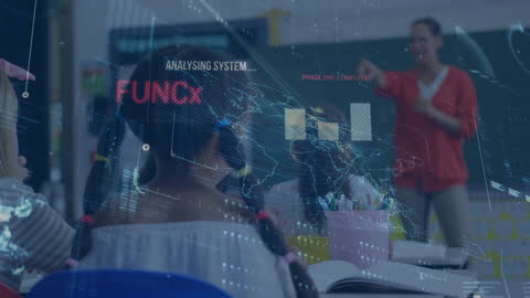 Futuristic Classroom with Data Integration of Schoolchildren Learning