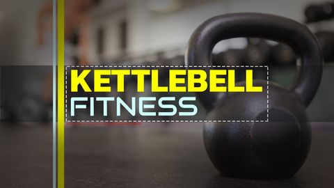 Kettlebell Fitness Concept with Bold Emphasis