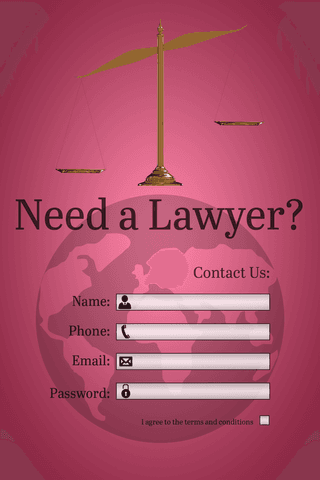 transparent lawyer contact form with scales of justice - Download Free Stock Videos Pikwizard.com