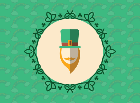 Transparent Ginger Character with Green Hat Saint Patrick's Day Illustration - Download Free Stock Videos Pikwizard.com