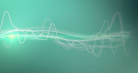 Neon Network Connections Abstract on Green Background - Download Free Stock Images Pikwizard.com