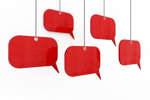 transparent red speech bubble tags hanging with chic design - Download Free Stock Videos Pikwizard.com
