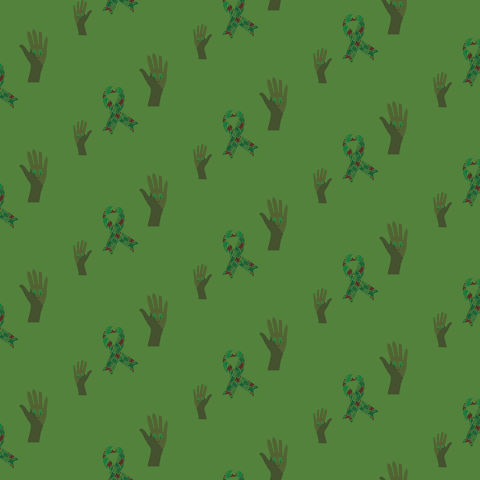 Autism Awareness Pattern with Ribbons on Green Transparent Background - Download Free Stock Videos Pikwizard.com