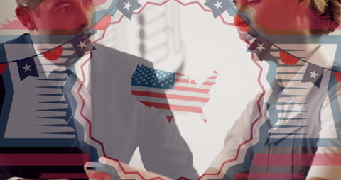 Business Professionals Discussing Innovations for Presidents Day