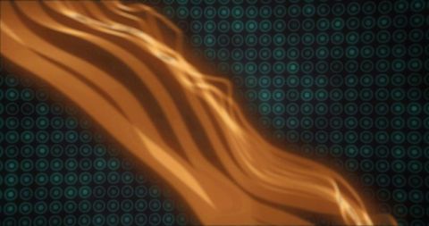 Futuristic Dynamic Light Streaks Against Digital Background