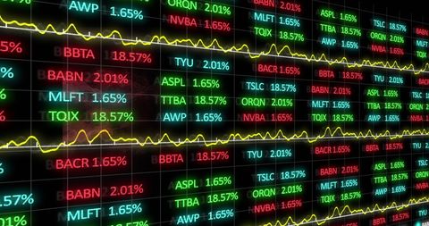 Dynamic Stock Market Data With Digital Trading Analysis - Download Free Stock Images Pikwizard.com