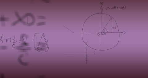 math equations with purple gradient highlight spin - Download Free Stock Images Pikwizard.com