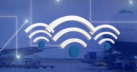 Digital connectivity at modern airports