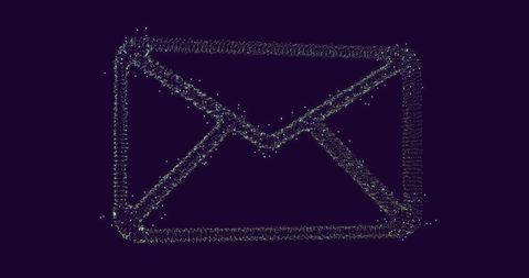digital envelope in abstract motion against purple background - Download Free Stock Images Pikwizard.com