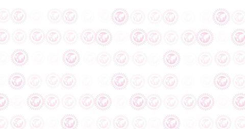 Pink Globes Pattern on White Promoting Every Woman Health - Download Free Stock Images Pikwizard.com
