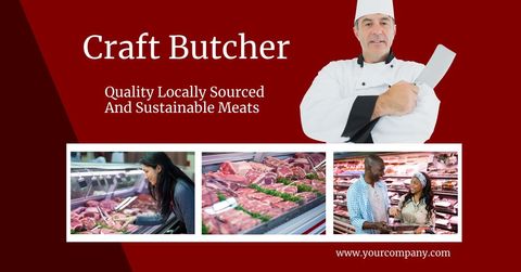 Local Butcher Shop With Sustainable Meat Selection - Download Free Stock Templates Pikwizard.com