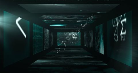 Digital Interface Displaying Mathematical Equations - Download Free Stock Images Pikwizard.com