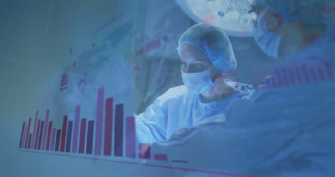 Healthcare Professionals Analyzing Data in Medical Setting