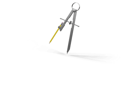 precision drawing compass on transparent background for design use - Download Free Stock Videos Pikwizard.com