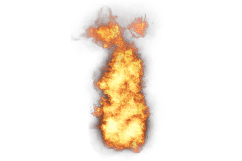 realistic transparent flame explosion with dark background - Download Free Stock Videos Pikwizard.com